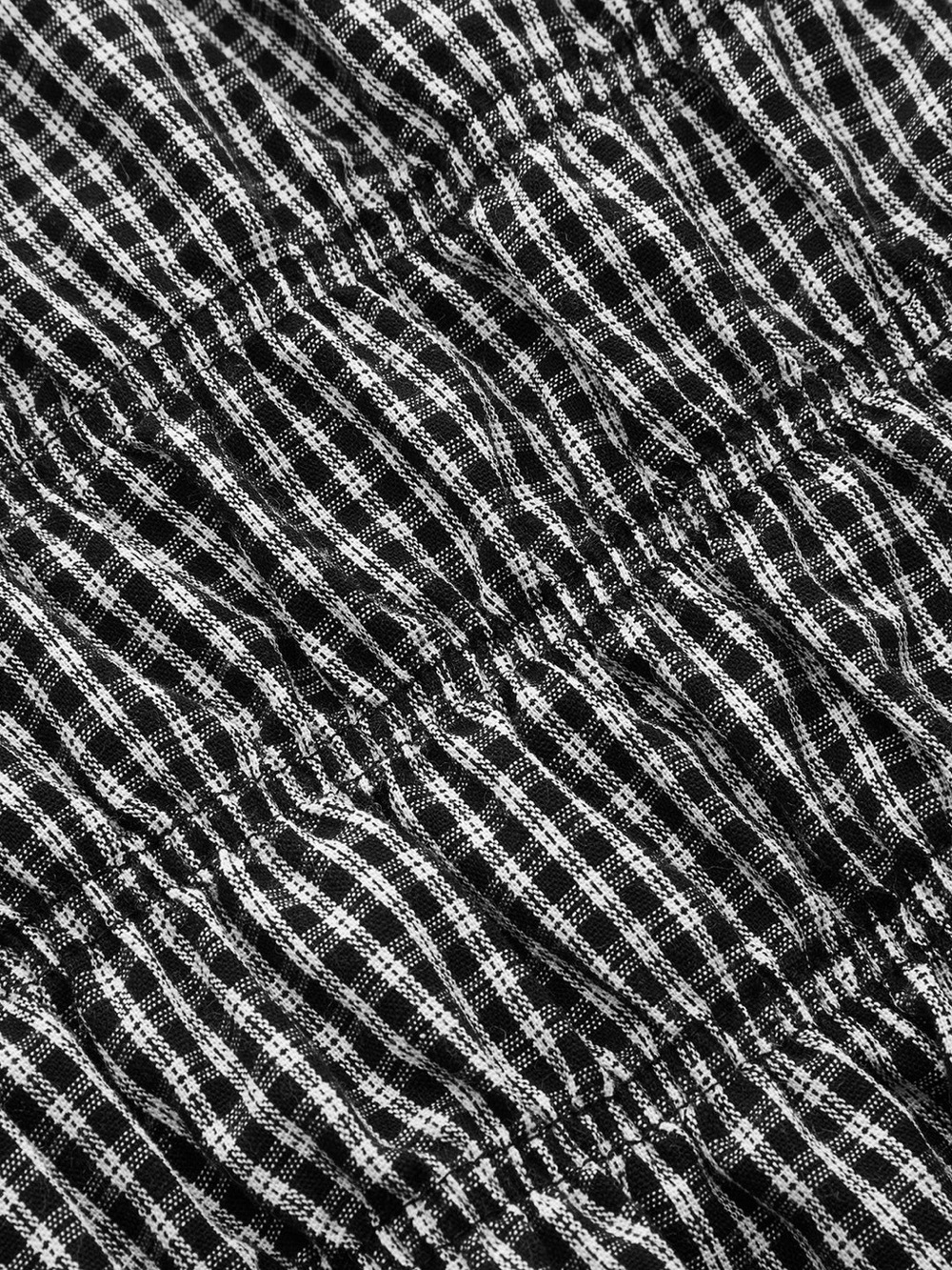 Gingham Lace-Up Sleeveless Top & Pants Set - Picture 9 of 9